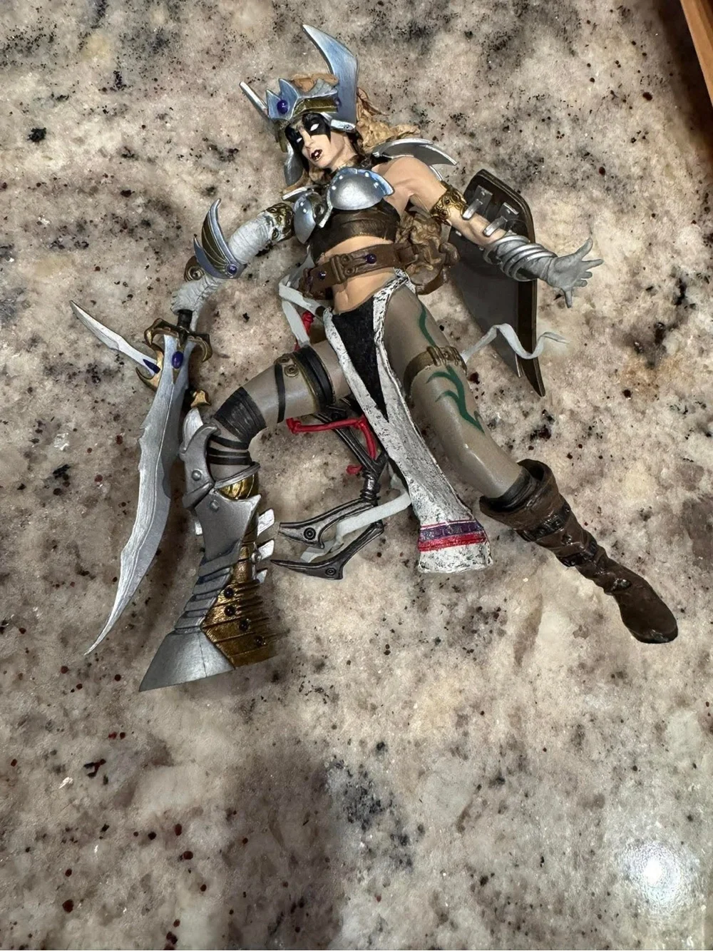 Spawn Domina Action Figure - Silver & Gold Armor